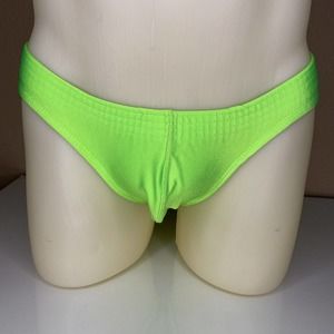 Gary Majdell Sport Men's New Contour Pouch Bikini Swimsuit Lime - Small